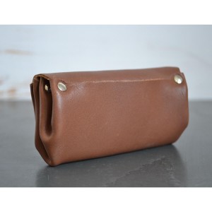 PORTE-MONNAIE CUIR COGNAC| Rétro